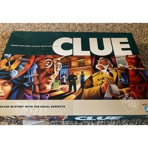 Vintage 2002 Parker Brothers Classic Detective Family Mystery Game Missing 1 Pc